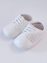 Baby Boy White Black Christening Wedding Formal Party Synthetic Leather Shoes