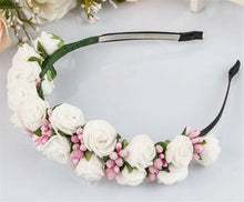 Women Flower Girl Fairy Wedding Festival Party hair head headband band Hoop