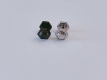 1X Gothic Titanium Fake Nail Screw Bolt Shape Stud Bar Piercing Stud Earring