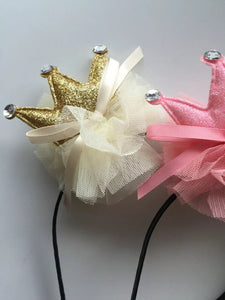 NEW Girl Kids Children Baby Birthday Party Bow Crown Tiara Hair Head Band Hoop