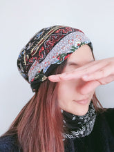 Men Women Cotton Blended Hippie Paisley Slouch Baggy Ski Beanies Hats Cap Mask