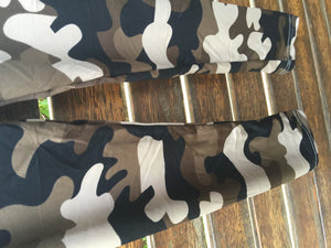 Girls Kids Children Army Military Camouflage Green Camo Pants Leggings 2-8yrs