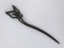 1x Women ebony wooden Oriental Updo Bun Styling boho hair Pin Stick Chopstick