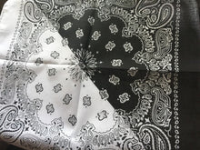 Women Men Retro Hip hop Cotton biker dance Paisley Bandana Hair Headband Wrap