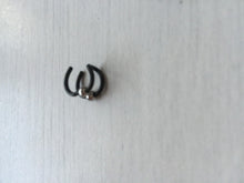 Women Lady Surgical 316L Hoop Fake Side Earrings clip on no ear piercing hole 1 PIECE BLACK COLOR