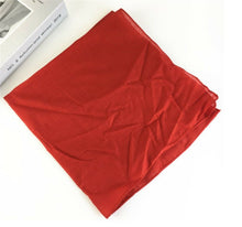 Women Men Hip hop Cotton Plain Bright Color Bandana Hair Headband Wrap Scarf