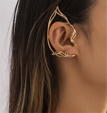 Halloween Metal Fantasy Fairy Elf Pointed Ear Cuff Hook On Tip Earring One Side