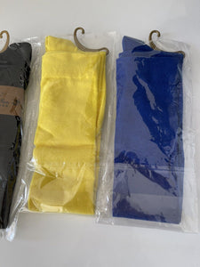 Women Girl Tween Colorful Knees High Plain Warm Tights Long Socks Stockings