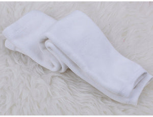 Girls Baby Kids WINTER Warm Thermal Fleece Bottoms footless Tights Stockings