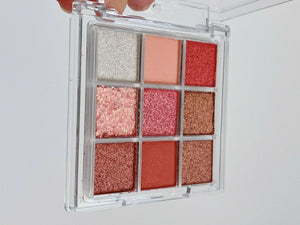 Eye Shadow Makeup Shine Shimmer Power Diamond Beige Glitter Eyeshadow Palette