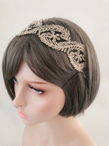 Women Girl Embroidery Boho Retro Lace Floral Headband Elastic Hair Head band