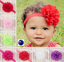 Baby Kids Children Girl Christening Shower Lace Flower Hair Head band headband