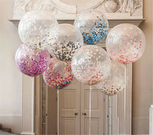 OZ  5x 12" INCH Wedding Birthday Party confetti sequins Balloons Decoration