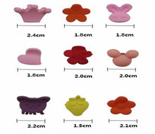 20x Girl kids Children Small Heart flower Styling Mini Hair clips Clamps Claws