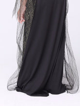 Kid Girl Children Fancy Halloween Party Black Witch Vampire Costume long Dress