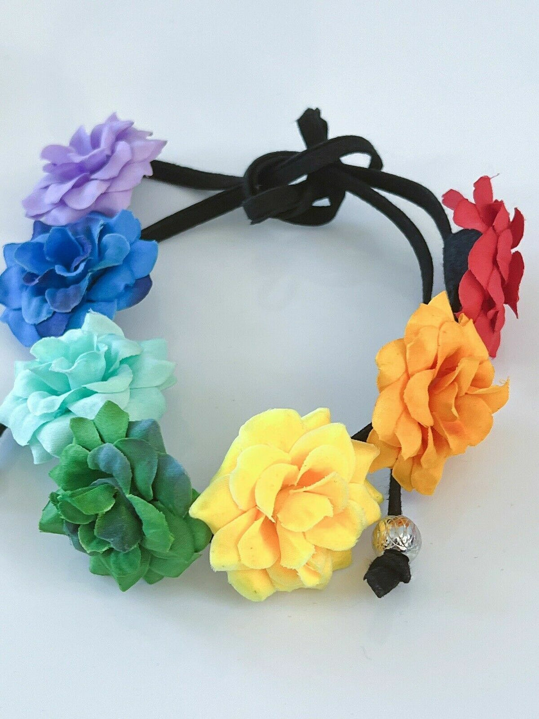 Women Girls Small Flower Party Beach Adjustable Crown hair headband Garland