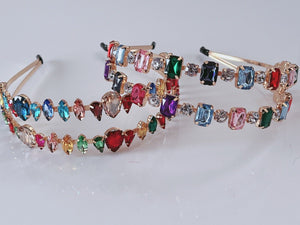 Women Layer Gem Crystal Rhinestone Hairband Hair Head Band Headband Hoop Tiara