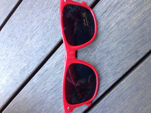 Women Men Vintage 70' 80' Square Shaped Party Eye wear Glasses Sunglasses Red Color