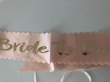 AU Bride to Be Team Hen's Night Party Wedding Rose Gold letter Sash Sashes Belt BRIDE TO BE