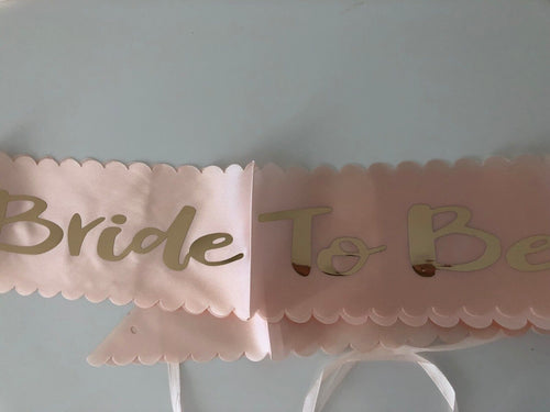 AU Bride to Be Team Hen's Night Party Wedding Rose Gold letter Sash Sashes Belt BRIDE TO BE