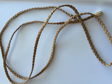 Women Lady Bohemian Boho Long Suede leather braided Tassel Waist Belt Band Tie
