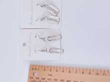 1Pair Women Halloween Safety Pin or Rasor Shape Miniature Novelty Earrings