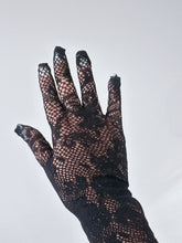 Women Girl 70' 80' Long Net Fishnet Mesh Wrist Arm Dance disco Party Gloves