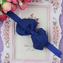 Baby Kids Children Girls Christening Shower Bow Chiffon Lace Hair Head band