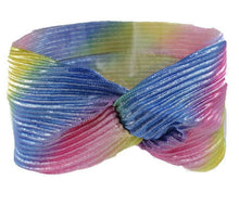 Women Cross Rainbow Colorful 70' 80' Bandana Turban Hair Wrap Head band headband