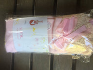 Girls Kids Children Bow Frilly Ruffle Dance Warm Footless Tights Stockings 2-8yr Light Pink