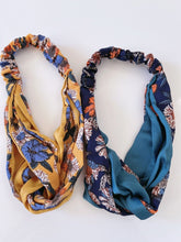 Women Boho Bohemian Satin Cross hair head headband band Scarf Wrap Bandana