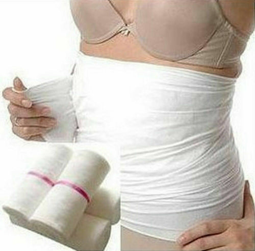1x Postnatal Postpartum Tummy Belly Waist Recovery Gauze Muslin Wrap Band Belt