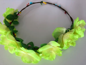 Women Flower Girl Leaf Boho Party Wedding Crown hair band headband Garland AU