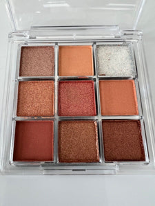 Eye Shadow Makeup Shine Shimmer Power Diamond Beige Glitter Eyeshadow Palette