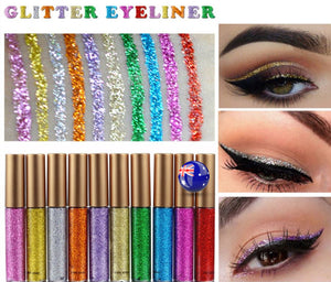 Eye Makeup Glitter Shine Shimmer Diamond Liquid Eye Eyeliner Shadow Eyeshadow