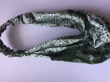 Women Girl Retro Twist cross Hip hop dance Paisley Bandana Hair Headband Scarf