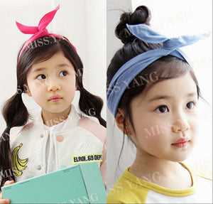 Girls Kids Children Baby Cute Princess Party Bunny Ear Wire Hair Head Band Wrap