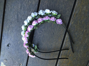 Women Girls baby Flower Fairy Boho Floral Wedding hair headband band hoop PROP