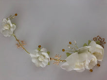 Women Girl Dance Rose Party Hair Band Wear Flower leaf Fascinator Clip Tiara