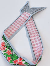 Women Girl retro Boho Paisley Heart Wire bow scarf Hair band headband bandana