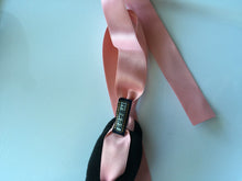 Girl Women school ribbon bow Dance Pro Bun Ball stick ponytail holder hair band Pink