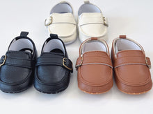 Baby Boy White Brown Black Wedding Formal Party Synthetic leather Soft Shoes