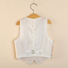 Kid Boy Children dance Party Show Costume Gold or silver formal Vest Waistcoat