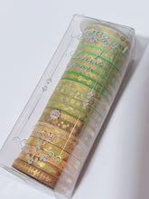 AU 20 Rolls Sticky Washi Tape Papers Gilding Scrapbooking Journal Note Stickers