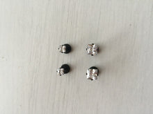 Man Women black bling Crystal Rhinestone Surgical Piercing studs Cubic Earrings