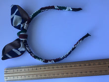 Women Lady Girl Retro cute Wire Bunny Ear bow scarf Hair head band hoop hairband