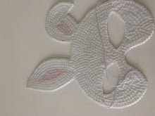 Women Girl Sequins Shine Bling bunny Rabbit Easter Party Fancy Eye Face Mask
