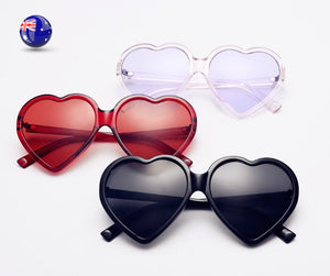 NEW Women Men Party Love Heart Shape Trendy UV Sun glasses Eye wear Sunglasses