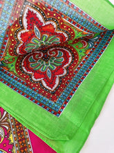 Women Colorful Retro Paisley Bandana Hair Head Headband Wrap Square Scarf Mask