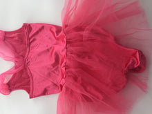 Girl Kid Child Pink Ballet Ballerina Dance Skate Dress Geometric Leotard Skirt